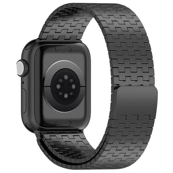 Metalarmbånd med magnet til Apple Watch 38/40/41mm - Sort