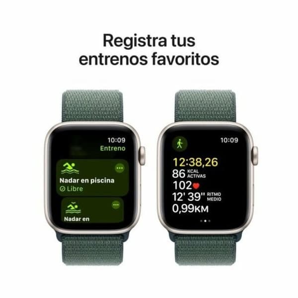 Smartklokke Apple MXEW3QL/A Hvit 44 mm