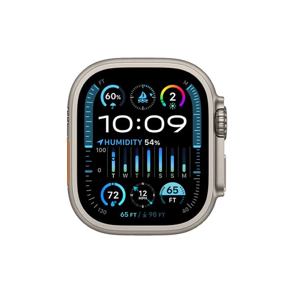 Apple Watch Ultra 2 Titanium Cellular Natural 49mm Midnight Ocean Band  Grade B Refurbished
