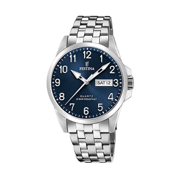 Miesten rannekellot Festina F20357/C Hopeinen