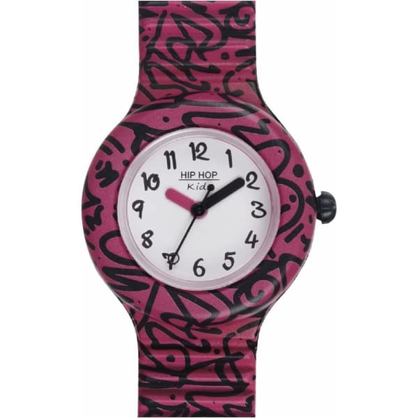 Unisexklocka Hip Hop HWU1109 Vit (Ø 28 mm)