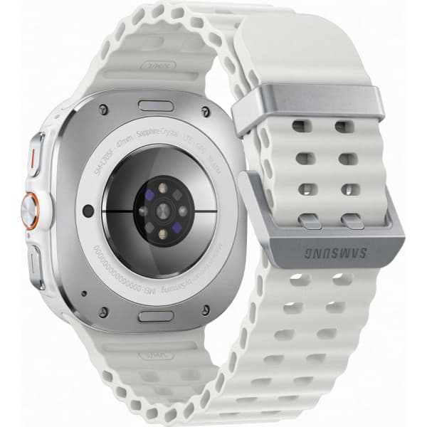 Samsung Galaxy Watch Ultra - sportur, 47 mm, Titanhvid