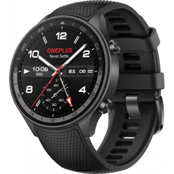 OnePlus Watch 2R -smartklocka, 47 mm, Gunmetal Grey