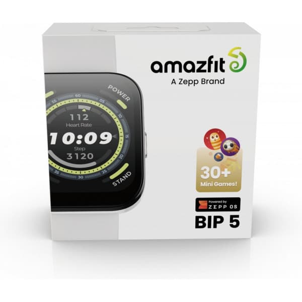 Amazfit Bip 5 smartklocka, 46 mm, krämvit