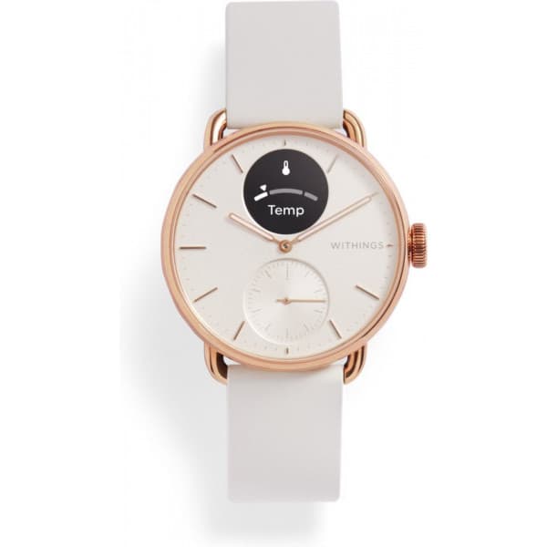 Withings Scanwatch 2 - smartklocka, 38 mm, roséguld