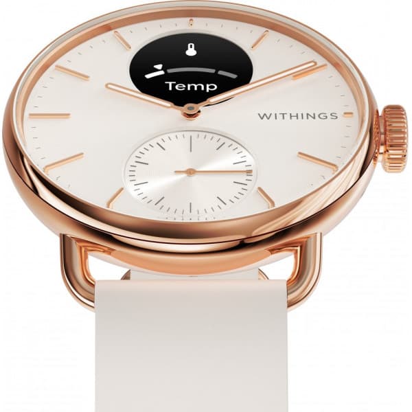 Withings Scanwatch 2 - smartklocka, 38 mm, roséguld