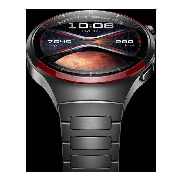 Huawei Watch 4 Pro LTE - Space Edition -älykello, 49 mm, titaaniranneke