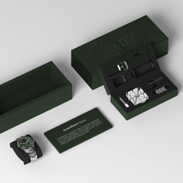Withings Scanwatch Nova -smartklocka, 42 mm, grön