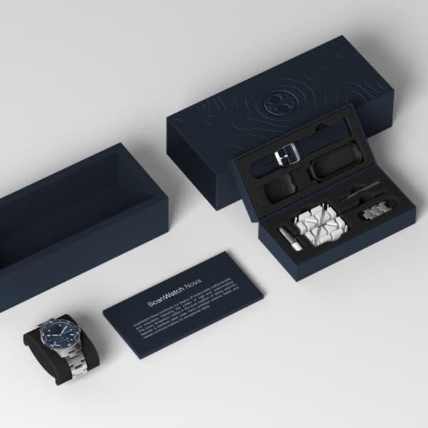 Withings Scanwatch Nova -smartwatch, 42 mm, blå