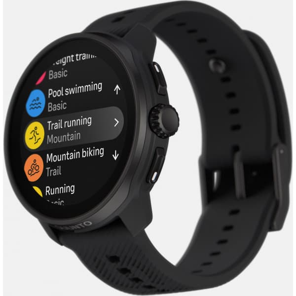 Suunto Race S -sportsur, 45 mm, All Black