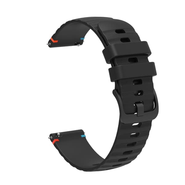 Silikonarmband till Samsung Galaxy Gear S3 Classic  - Svart