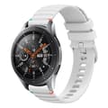 Pikkukuva 1 / 4: Silikoniranneke Samsung Galaxy Watch 46mm - Valkoinen