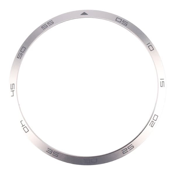 Boettring med Minutmarkör till Huawei Watch GT 4 46mm - Frostad Silver