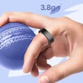 Miniatyrbild 3 av 4: Connected Ring Health Monitoring och Activity Tracker Vattentät IP68 3,8g Riversong Black