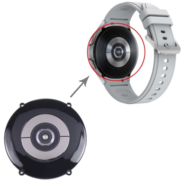 Bakstycke med pulssensor och laddmodul till Samsung Galaxy Watch 4 Classic 46mm