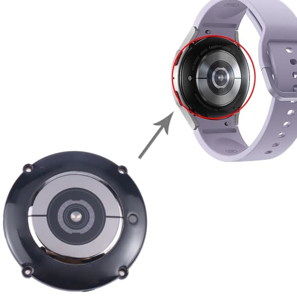 Bakdeksel med pulssensor og lademodul til Samsung Galaxy Watch 5 40 mm
