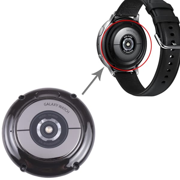 Takakuori sykemittarilla ja latausmoduulilla Samsung Galaxy Watch Active 2 40mm:lle - ruskea