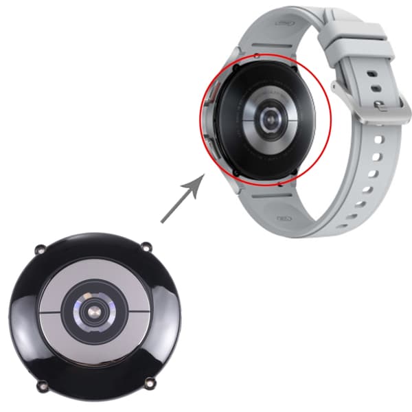 Bagcover med pulssensor og opladningsmodul til Samsung Galaxy Watch 4 Classic 42mm