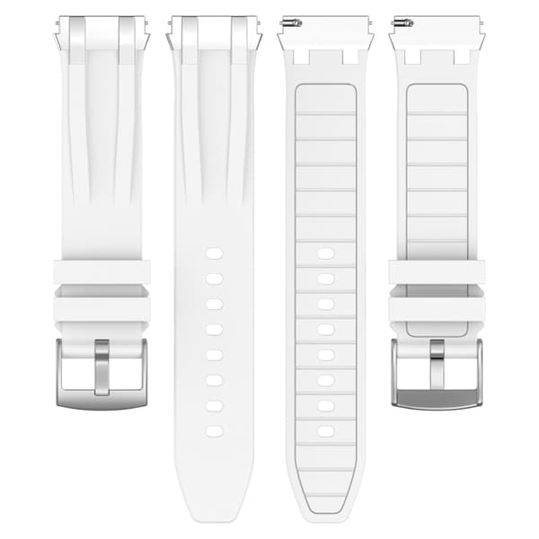 Silikoniranneke Amazfit Watch Bip 5 22mm - Valkoinen - Valkoinen