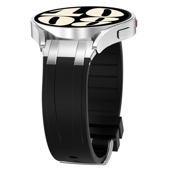 Silikonearmbånd til Amazfit Watch Bip 5 22mm - Sort