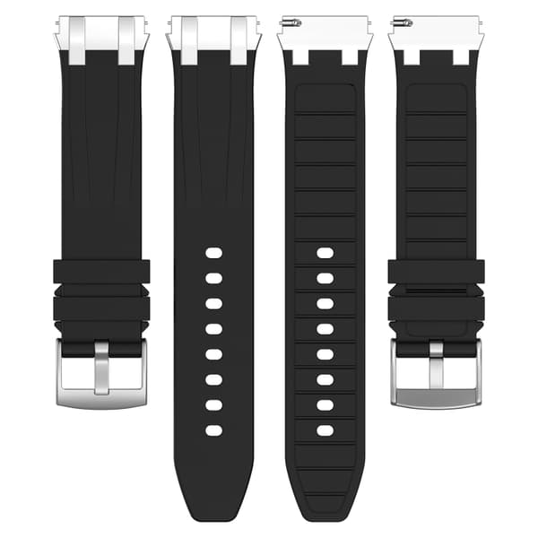 Silikonearmbånd til Amazfit Watch Bip 5 22mm - Sort