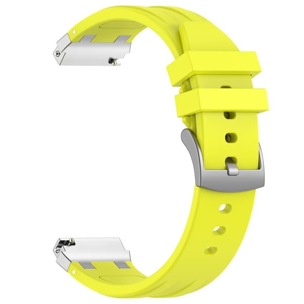 Silikonearmbånd til Amazfit Watch Bip 5 22mm - Gul