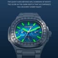 Miniatyrbild 7 av 7: SKMEI Klocka Business Men Quartz Watch Zircon Fashion Armbandsur - Silver + Blå