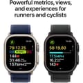 Miniatyrbild 4 av 6: Apple Watch Ultra 2 GPS + Cellular - 49 mm - Svart titanfodral - Black Ocean Band