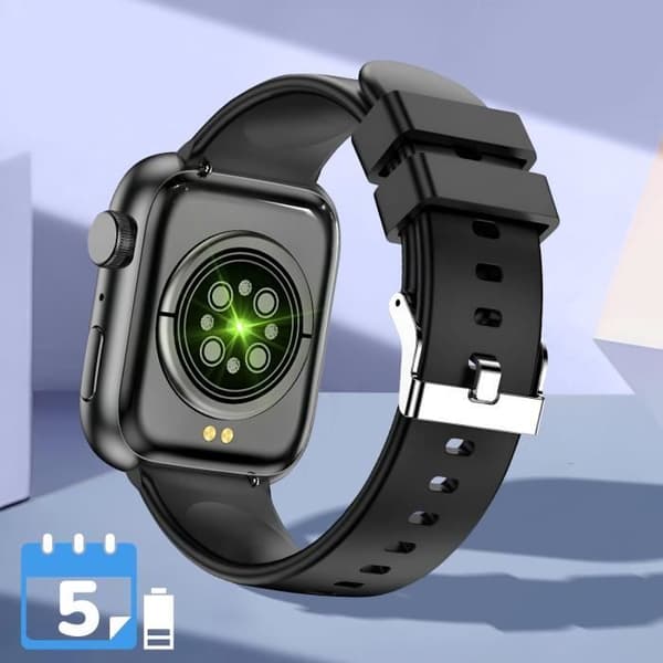 Ansluten klocka med Bluetooth-samtal Kamerakontroll IGO Watch 3 Forever Black