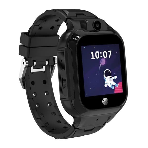 Barns WiFi Connected Watch med SIM-kort Videosamtal och GPS Forever Black