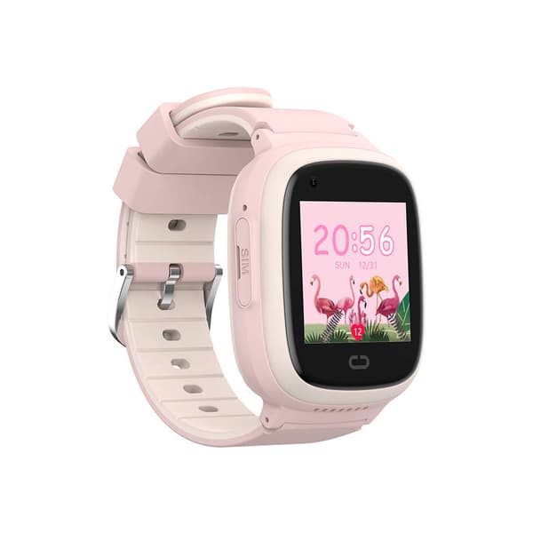 Havit KW11 smartwatch för barn med GPS och 4G videokontakter - rosa