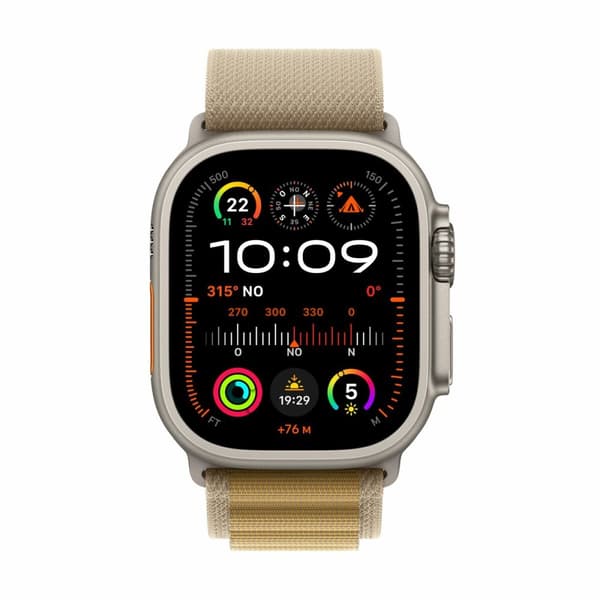 Smartklokke Apple MX4F3TY/A Titan 49 mm
