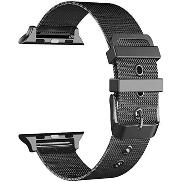 Kellon ranneke Cool Apple Watch Series 1/2/3/4/5/6/7/SE (42-44 mm) Musta