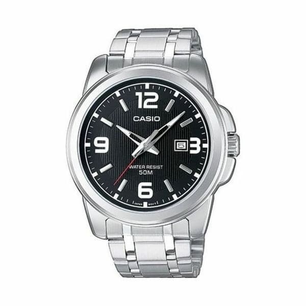 Miesten rannekellot Casio COLLECTION Hopeinen (Ø 45 mm)