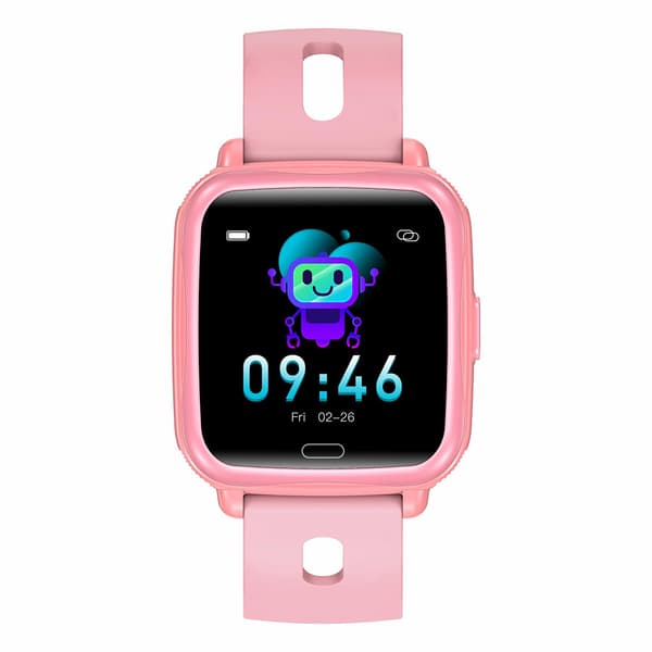 Denver SWK-110MK2 smartwatch för barn med pulsmätning och blodtryckssensor – Rosa