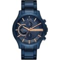 Miniatyrbild 1 av 3: Armani Exchange kronografklocka för män - AX2430 - Blått armband i rostfritt stål - 5 ATM vattentät
