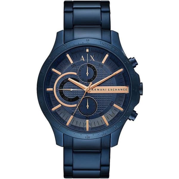 Armani Exchange kronografklocka för män - AX2430 - Blått armband i rostfritt stål - 5 ATM vattentät