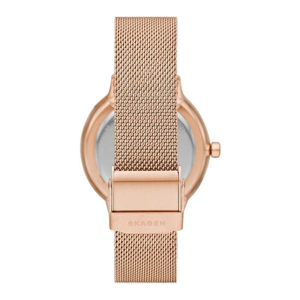 Skagen Watch - Dam - SKW2918 - Ip-rosé rostfritt stål - Vit urtavla - Vattentät 3 Atm
