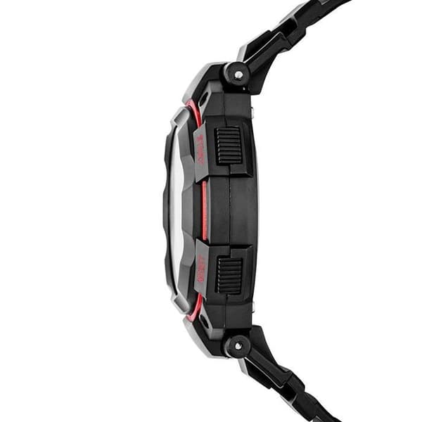Skechers - SR1022 - RUHLAND herrklockor, boettstorlek 45MM, digitalt urverk, polyuretanarmband