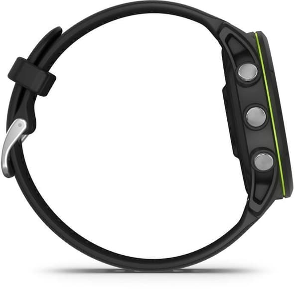 Connected klocka - Garmin - Forerunner 255 Music - Svart - 5 metallknappar - Batteritid 14 dagar