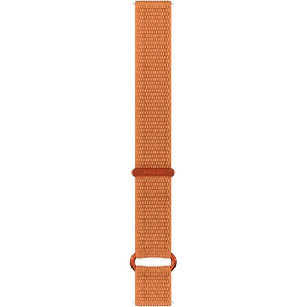 Polar Hook & Loop nylonarmband, orange, M-L