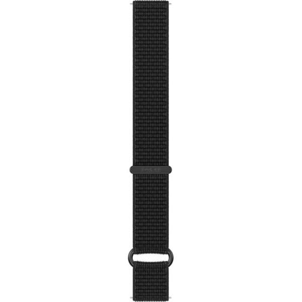 Polar Hook & Loop nylonarmband, svart, S-M