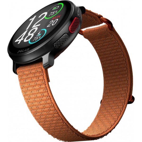 Polar Vantage V3 -premiummotionsklocka, svart + Hook & Loop-nylonrem