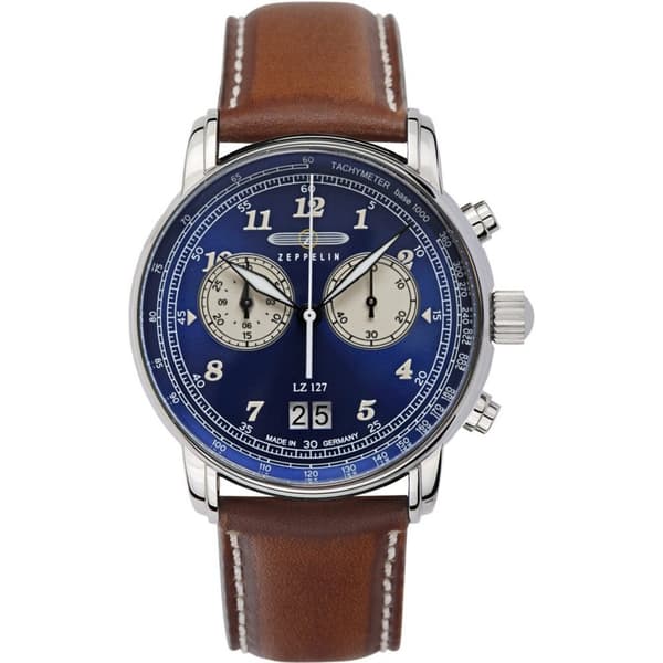 Mens Watch Zeppelin 8684-3, Quartz, 41mm, 5ATM
