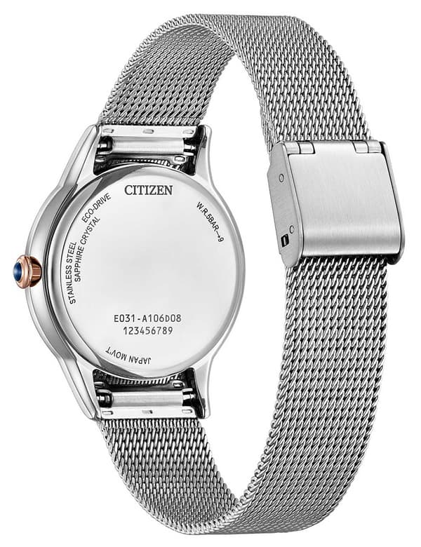 Ladies Watch Citizen EM1156-80X, Quartz, 32mm, 5ATM