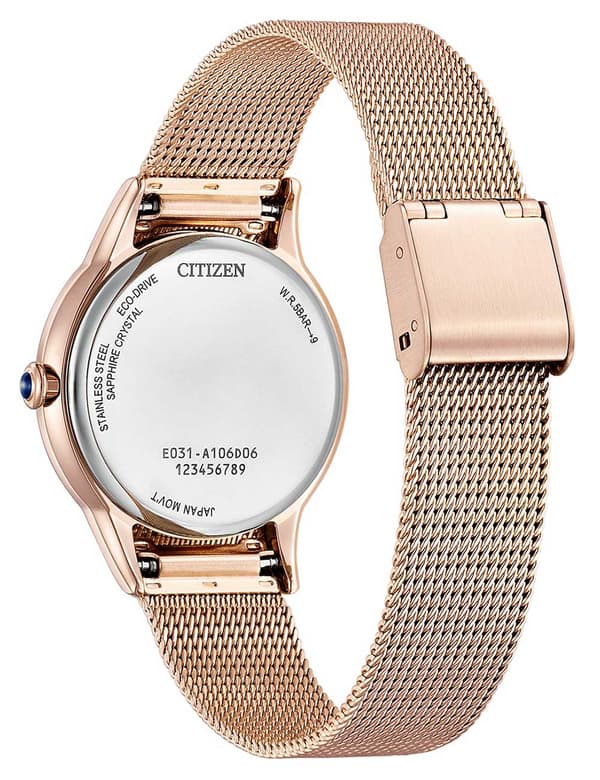 Ladies Watch Citizen EM1153-88A, Quartz, 32mm, 5ATM