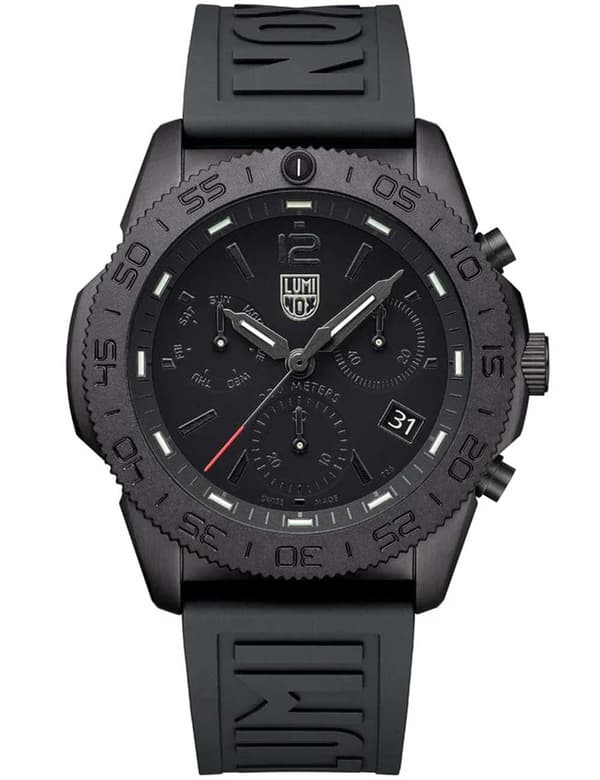 Mens Watch Luminox XS.3141.BO.1.SET, Quartz, 44mm, 20ATM