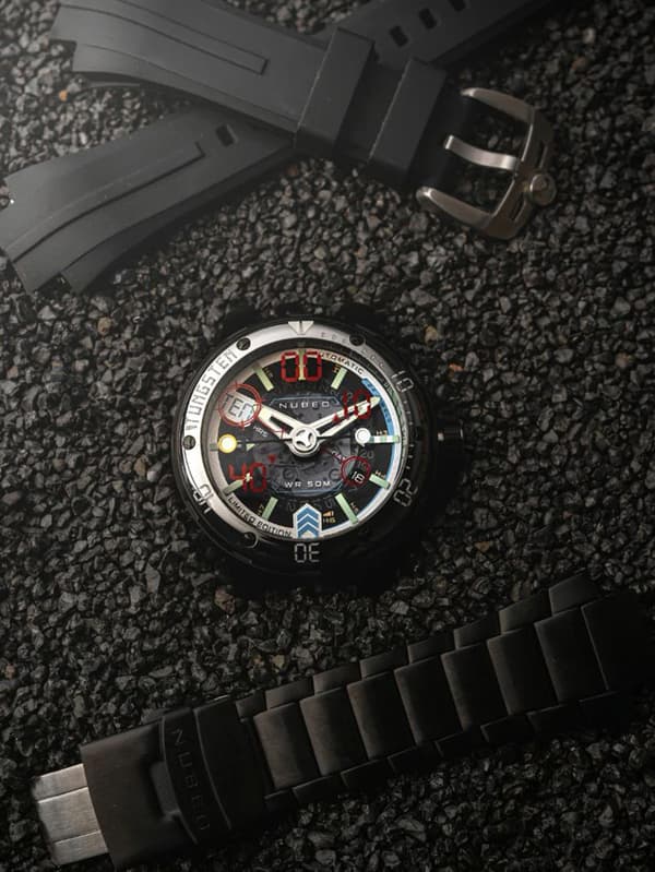 Mens Watch Nubeo NB-6090-22, Automatic, 50mm, 5ATM