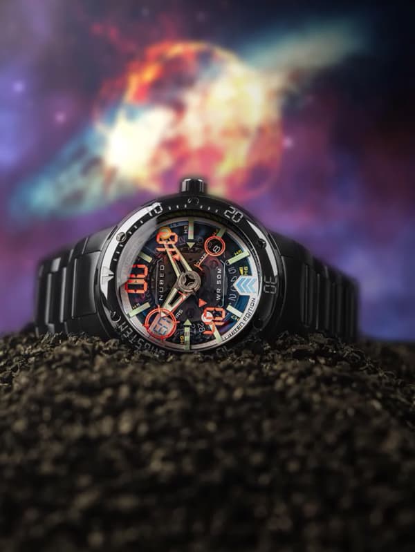 Mens Watch Nubeo NB-6090-22, Automatic, 50mm, 5ATM