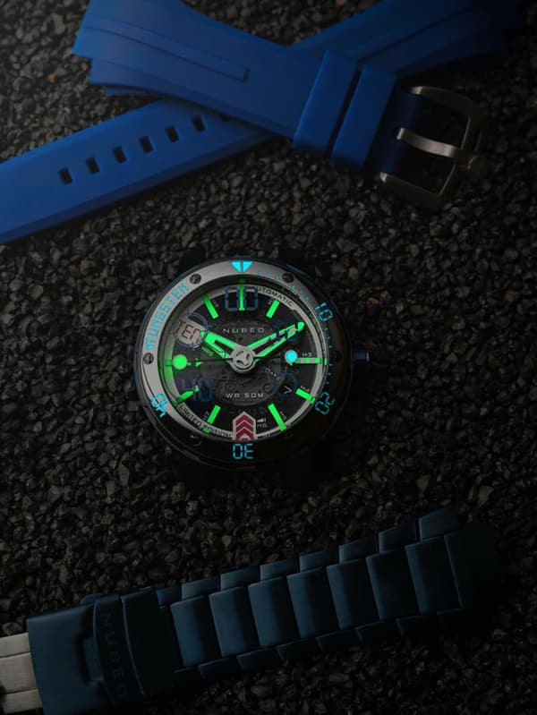 Mens Watch Nubeo NB-6090-33, Automatic, 50mm, 5ATM